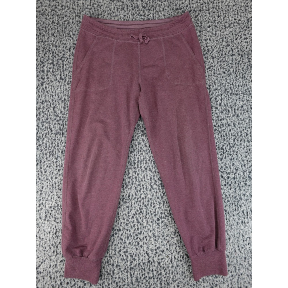 Patagonia‎ Plum Purple Jogger Sweatpants Womens Small Drawstring Pockets Soft